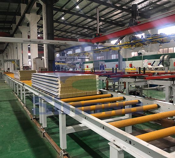 High-end Mineral Wool Sandwich Panel Line,Sinowa